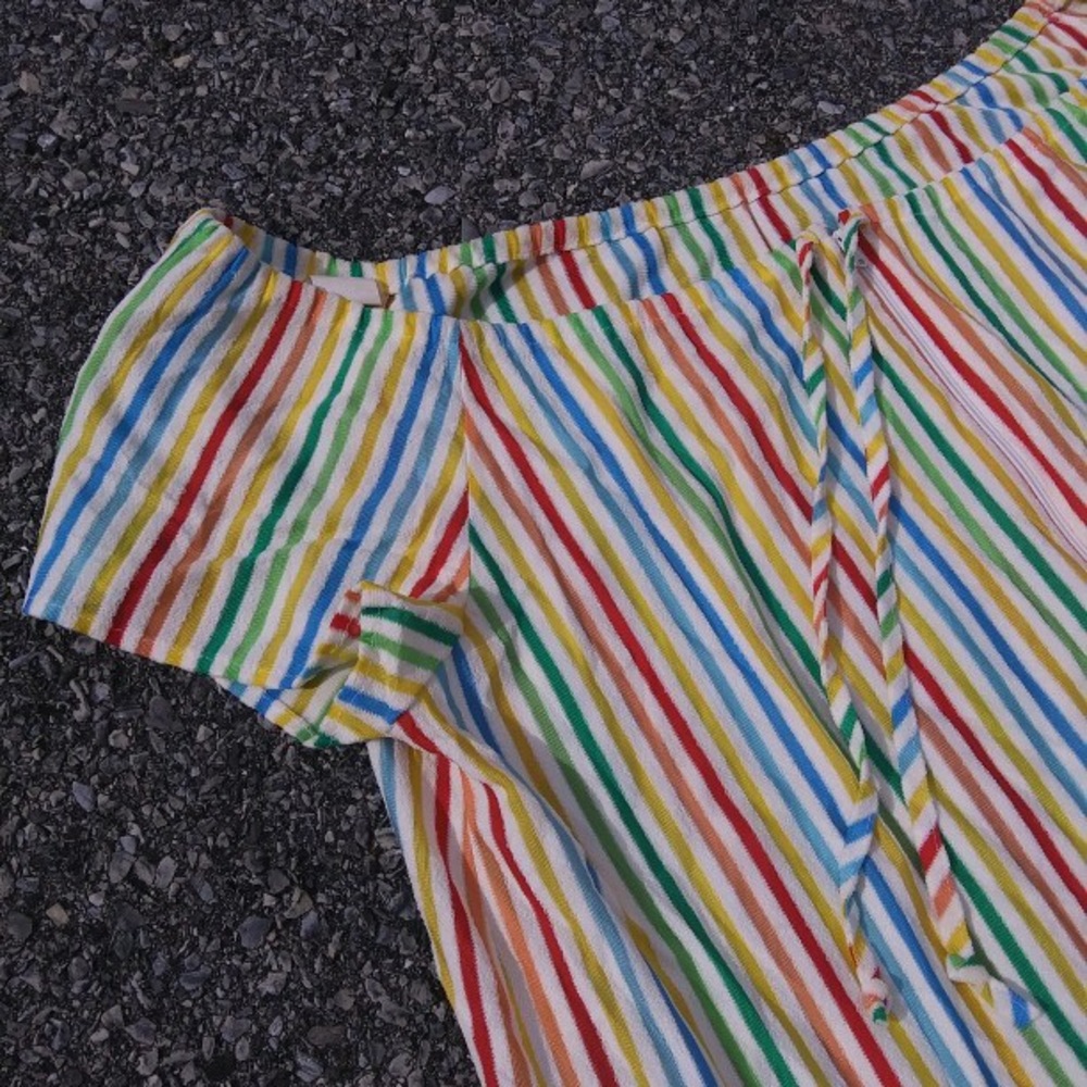 Vintage 60s / 70s Sears Rainbow Dress - Picture 3 of 4